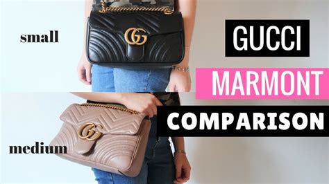 gucci marmont 22cm vs 26cm|More.